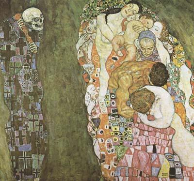 Gustav Klimt Death and Life (mk20) oil painting picture